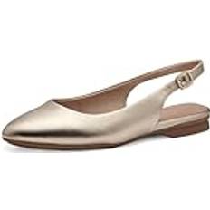 Beige Ballerinas Jana Damer 8-29461-42 ballerinaskor, champagne, bred, champagne, Weit