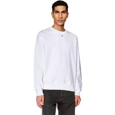 Diesel Unisex Sweaters Diesel White S-Ginn-D Sweatshirt