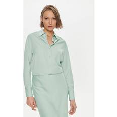 Calvin Klein Polyester Shirts Calvin Klein Cdc Relaxed Blouse - Blue