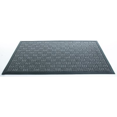 Carpets & Rugs Imports Decor Synthetic Mat Grey Gray Black 862SMT Grey cm