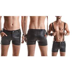 Demoniq Black Lace Shorts for Men