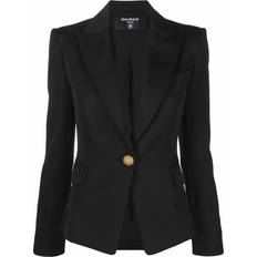 Balmain Dressjakker Balmain Klassisk Svart Ull Blazer Black 2XS