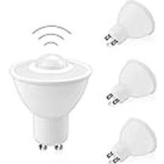 4pcs LED Smart Motion Sensor Light Bulbs GU10 PIR