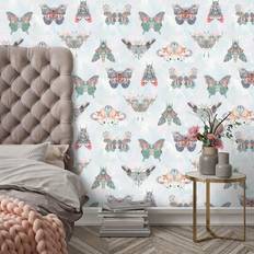 Wallpapers McKenzie Butterfly Effect Wallpaper Pink Multi Brand Mckenzie, Roll