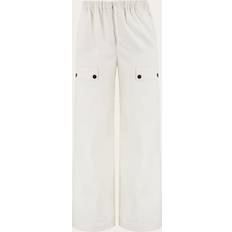 Ankle Length - Men Trousers Ferragamo Off-White Drawstring Trousers 5823/179 MASCARPONE IT