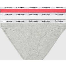 Mujer - Multicolor Bragas Calvin Klein Modern Logo Gris Blanco Rosa