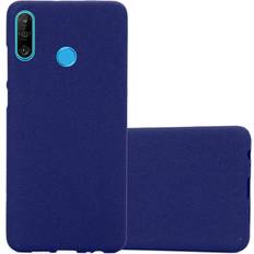 Huawei P30 Lite Mobile Phone Covers Cadorabo FROST DARK BLUE Case for Huawei P30 LITE Cover Matt Protection TPU Silicone Gel Back case Blue