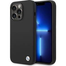 Etui bmw silicone metal logo apple iphone 15 pro max hard case cover schutzhülle Schwarz