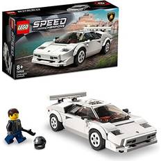 LEGO 76908 Building Set, Speed Champions Lamborghini Countach, Race Car Toy Model Replica, Collectible Building Set, Multicolor, 2022 Collection