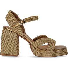 Castañer Valle High Heel Sandals, Oro Viejo