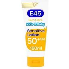 E45 Kids & Baby Sun Face & Body Lotion for Sensitive Skin. Gentle Sun Cream