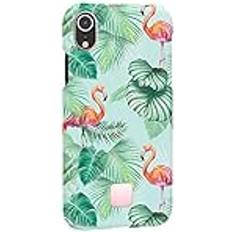 Happy Plugs 9322 iPhone XR Case, Pink Flamingos