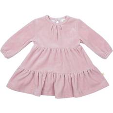 Velour Klänningar Smallstuff Dress Velour Powder - Rosa