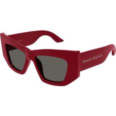 サングラス ALEXANDER MCQUEEN Woman Sunglasses Black AM0468S 001 Alexander McQueen AM0468S 001 Sunglasses Shiny Shiny Black