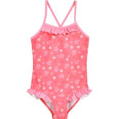 134/140 Badpakken Playshoes Hawaii Koraal - Roze/Lichtroze