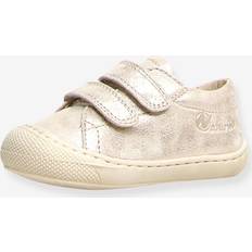 Silver First Steps Children's Shoes Naturino Baby Lauflernschuhe mit Klett Cocoon silber