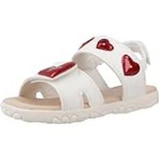 Sintético Sandalias Geox Flicka Haiti flicka sandal, Vit röd