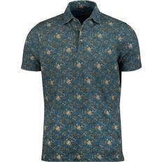 Stenströms Herre Polotrøjer Stenströms Polo Shirt, Paisley Mand Kortærmede Poloer Bomuld hos Magasin Blue