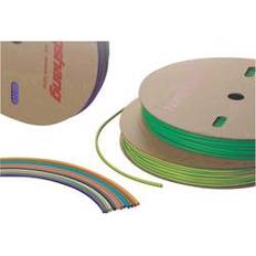Hongshang ART002068 Schrumpfschlauch ohne Kleber Schwarz 32 mm 16 mm Schrumpfrate:2:1 Meterware