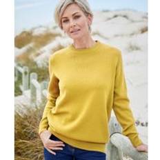 Knitted Sweaters - Yellow Jumpers Damart Crew-neck Sweater Yellow