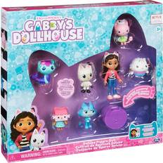 Gabby's Dollhouse Toys Gabby's Dollhouse Deluxe Figure Gift Set with 7 Toy Figures and Surprise Accessory Kids Toys for Ages 3 and above