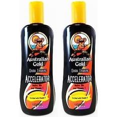 Australian Gold 2 bottles of DARK TANNING ACCELERATOR Lotion