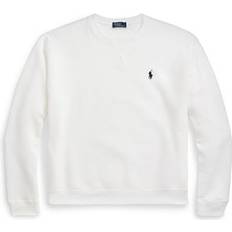 Polo Ralph Lauren Women Clothing Polo Ralph Lauren Fleece Crewneck Sweatshirt Woman Sweatshirt White Cotton, Polyester