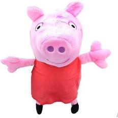 Peppa Pig Soft Toys Nickelodeon Peppa Pig In Red Dress 13.5 Inch Character Plush