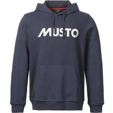 Musto Jumpers Musto Men's Cotton Logo Hoodie Navy