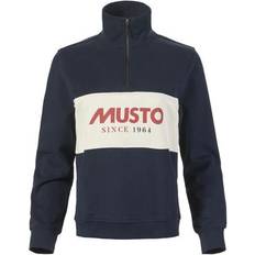 Musto Jumpers Musto Women’s Classic Cotton 1/2 Zip Sweater Navy