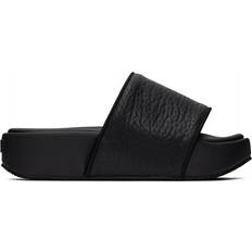 Y-3 Shoes Y-3 Black Platform Slides Black/Orange