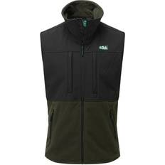 Ridgeline Men's Hybrid Fleece Vest Olive Black