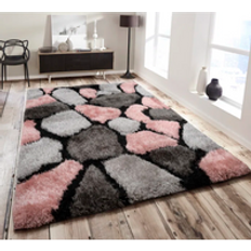 Carpets & Rugs Home Republic Pebbles Rug Pink