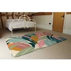Carpets & Rugs Artistic Artistic Abstract Leaves Yellow