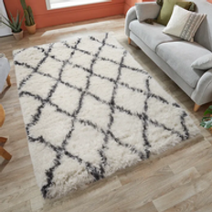 Carpets & Rugs Home Republic Linhas Ivory White