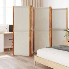 Grey Room Dividers vidaXL Grey Wall Partition Screen 350 x 180 cm Room Divider