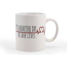 Surreal Entertainment Greys Anatomy Derek Coffee Mug 16 Ounces Taza