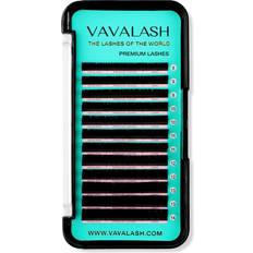 Vavalash Extensions 0.05 DD Curl 16mm Extensions Supplies Individual Lashes Premium Silk Volume & Classic Soft Matte Dark Professional Eyelashes Extension 0.05-DD-16mm