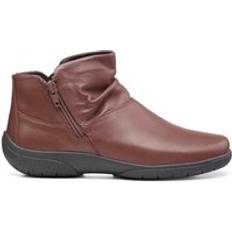 Hotter Wide Fit 'Murmur' Ankle Boots Walnut