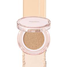 Cosmetics A'Pieu Waterlock Cushion Foundation No.21 Light Beige I Valentines Day Gifts I Semi-Matte Natural Coverage Glow Finish Foundation for Lasting Moisture, 3-Layered Hyaluronic Acid, Paraben-Free