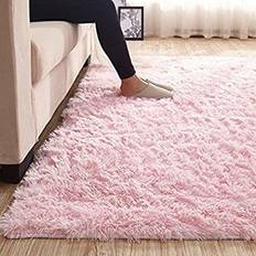 Carpets & Rugs Abaseen Abaseen Comfort Soft Fluffy Shaggy Pink