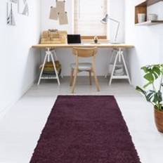 Carpets & Rugs The Rug Wholesaler Super Soft Warm 25mm Purple