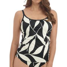 Tankinis Fantasie Womens Ile De Re Scoop Neck Tankini Top & Cream Black Nylon