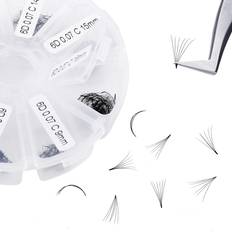 Wendy Lashes Premade Fans Short Stem 6D Eyelash Extensions - 007mm cD Curl