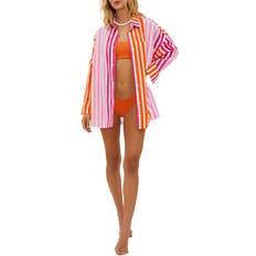 Paidat Beach Riot Alexa Top Rosado Sunset Stripes - Pink