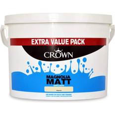 Paint Crown 7.5L Standard Matt Magnolia Ceiling Paint, Wall Paint