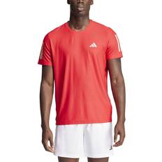 Adidas Red T-shirts adidas Own The Run Base Short Sleeve T-shirt Red Regular Man