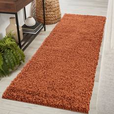 Hashtag Home Lavina Shaggy Terracotta Brown