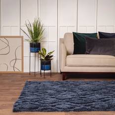 Carpets & Rugs Gracie Oaks Peck Shaggy Blue