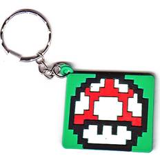 Mushroom Sprite Official Rubber Keyring - Multicoloured